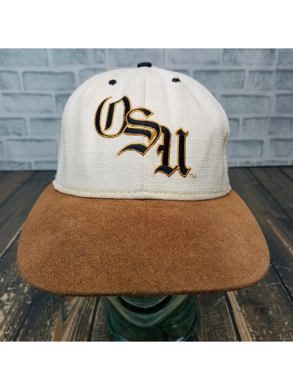 Vintage OSU Oregon State University Strapback Hat Cap Adjustable Swade Bill USA